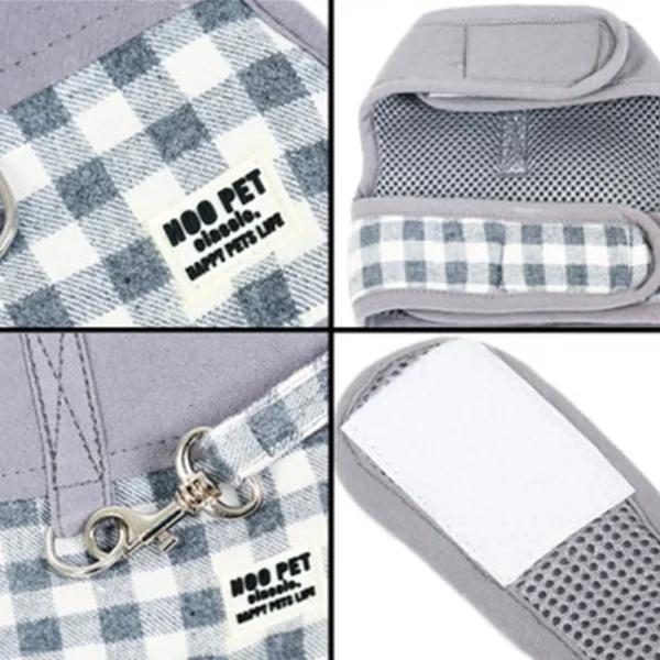 Adjustable Small Pet Dog and Cat Harness with Leash - Image 3