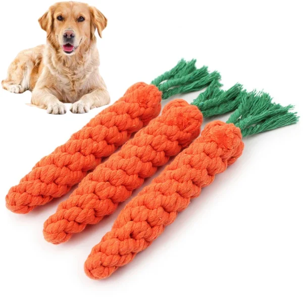 1PC Dog Cotton Rope Toy - Image 2