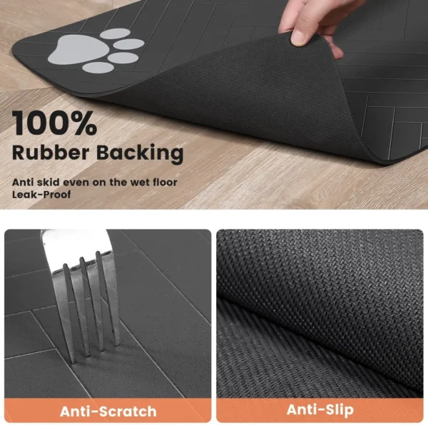 Absorbent Pet Feeding Mat - Image 5