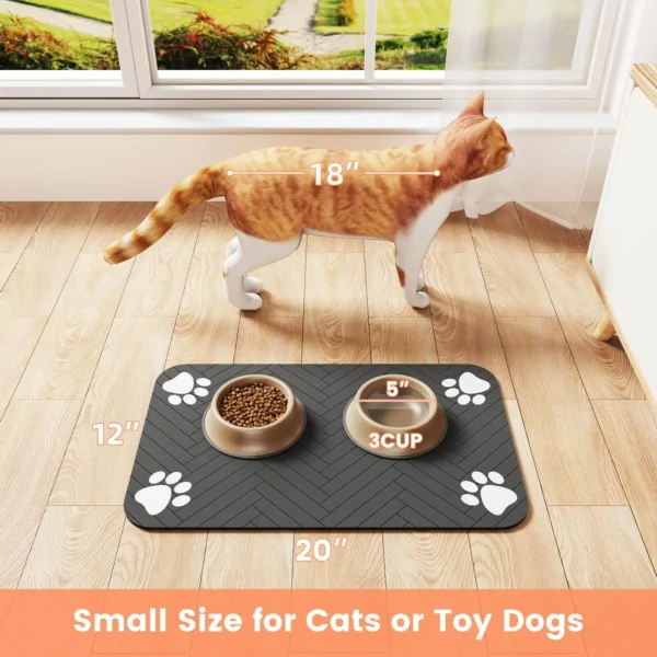 Absorbent Pet Feeding Mat - Image 6