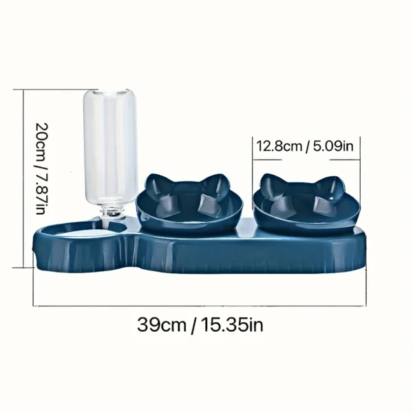 Pet Bowls with Water Feeder - Image 3